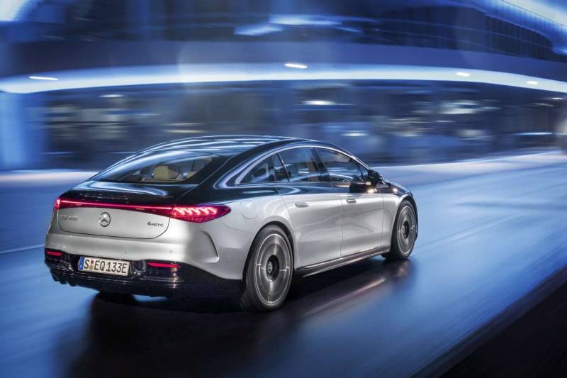 Mercedes EQS 580 4Matic 100% électrique.